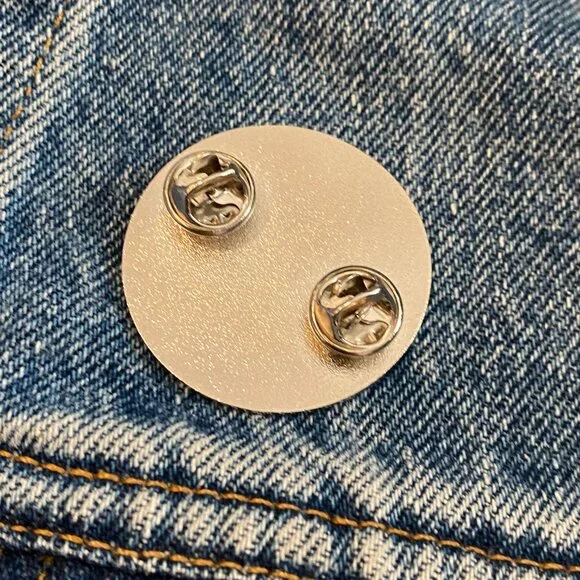 GLOW IN THE DARK 'INNER PISSED' PIN LOCAL ARTIST artisan hard enamel - Picture 3 of 5